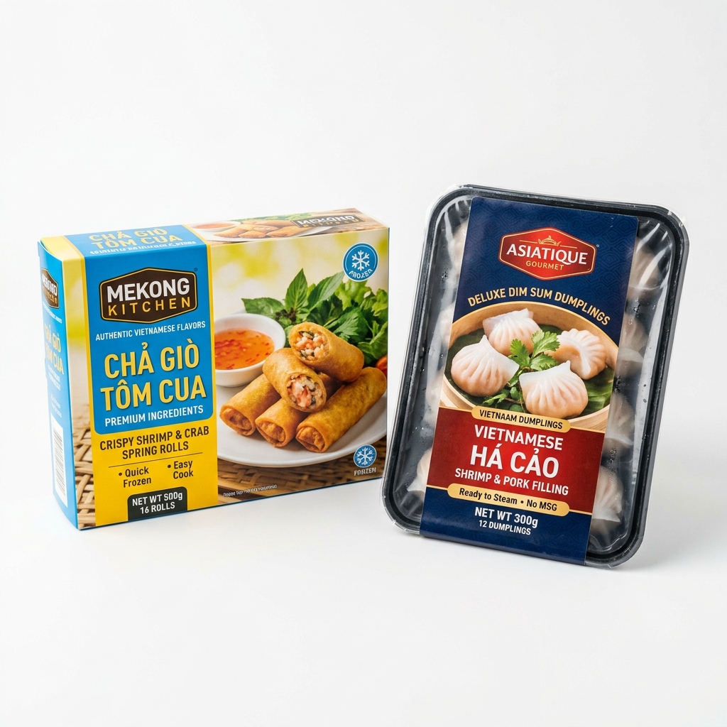 Chả giò tôm cua đông lạnh
